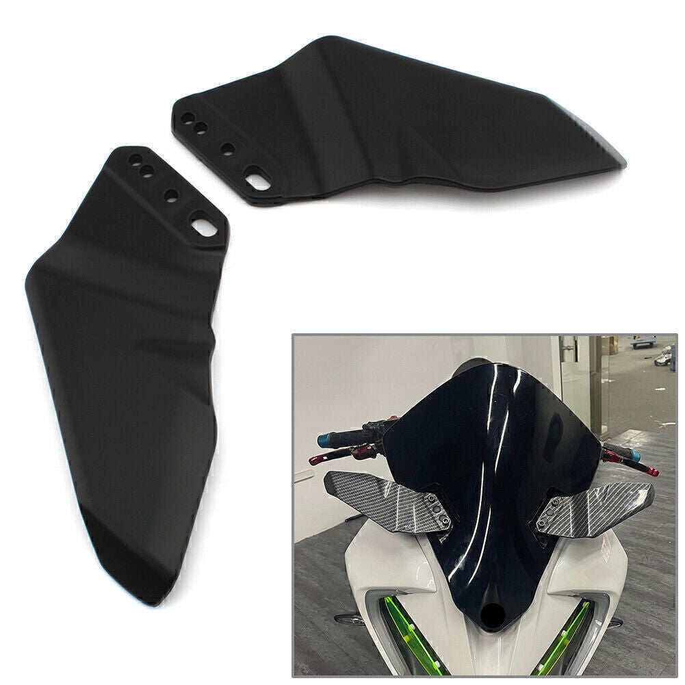 Matte Black Wing Spoiler for Kawasaki 250 300 400 650R ZX6R/10R Z800 for Honda