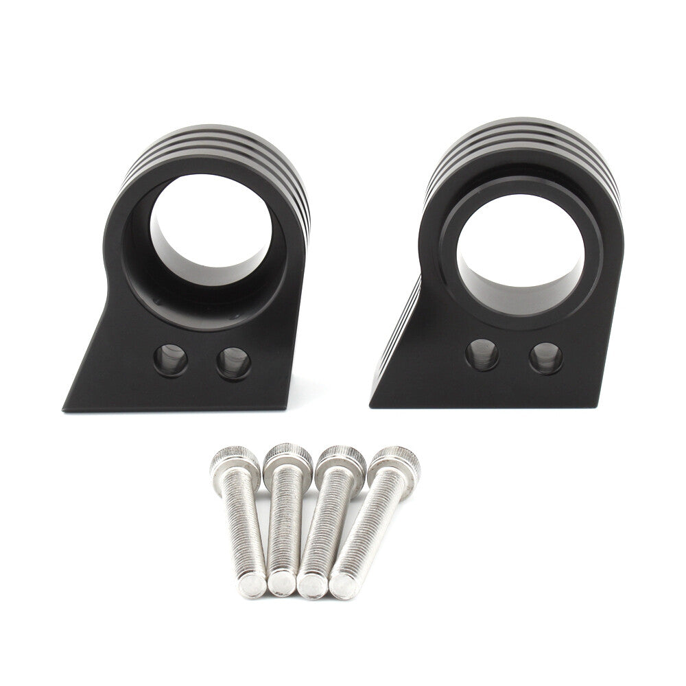 for Kawasaki ZZR1100 ZX1000E Black Handle Bar Riser Kit Handlebar Mounting Clamp
