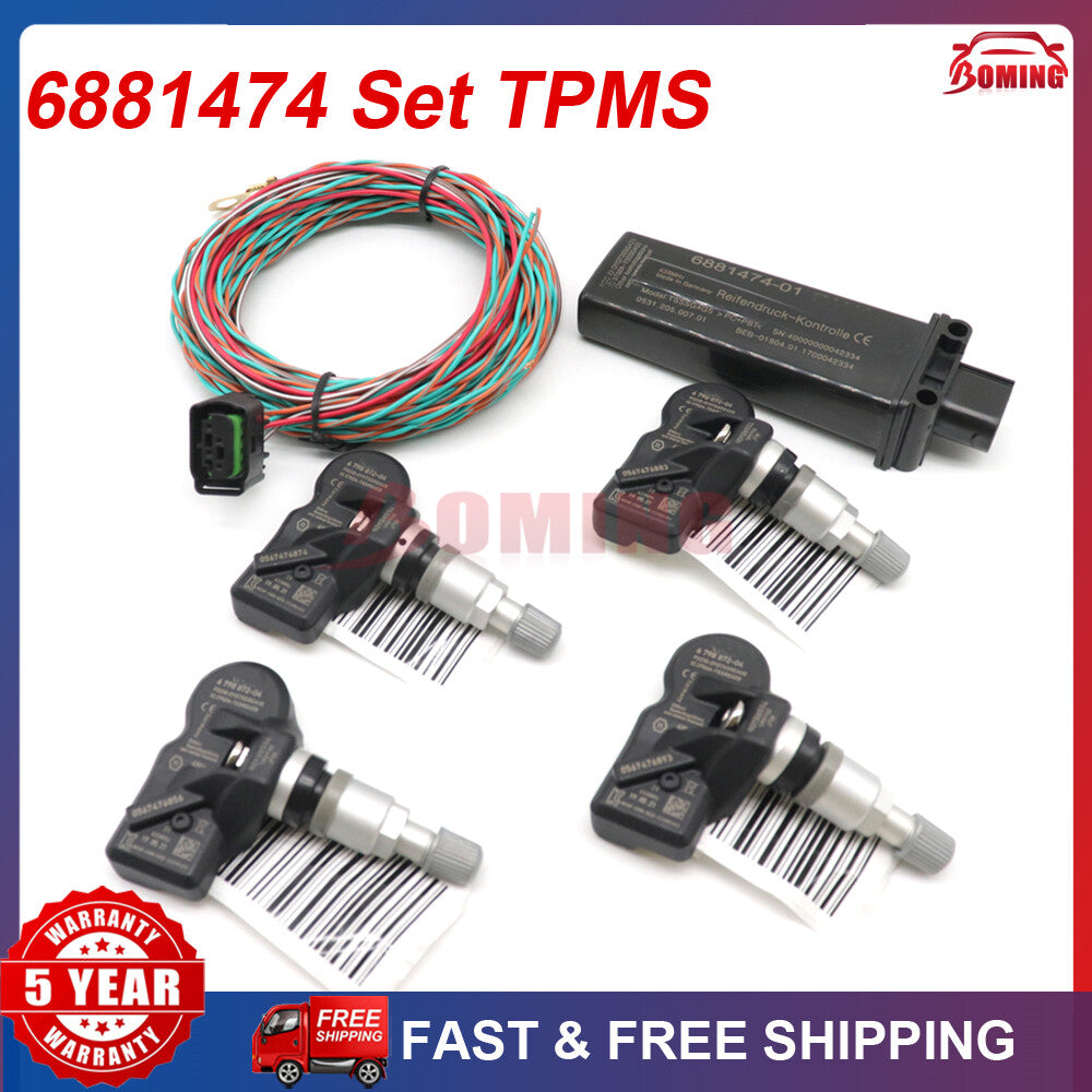 6881474 Set Tire Pressure RDC Unit TPMS for BMW F01 F2 F4 F6 F10 F11 F12 F13