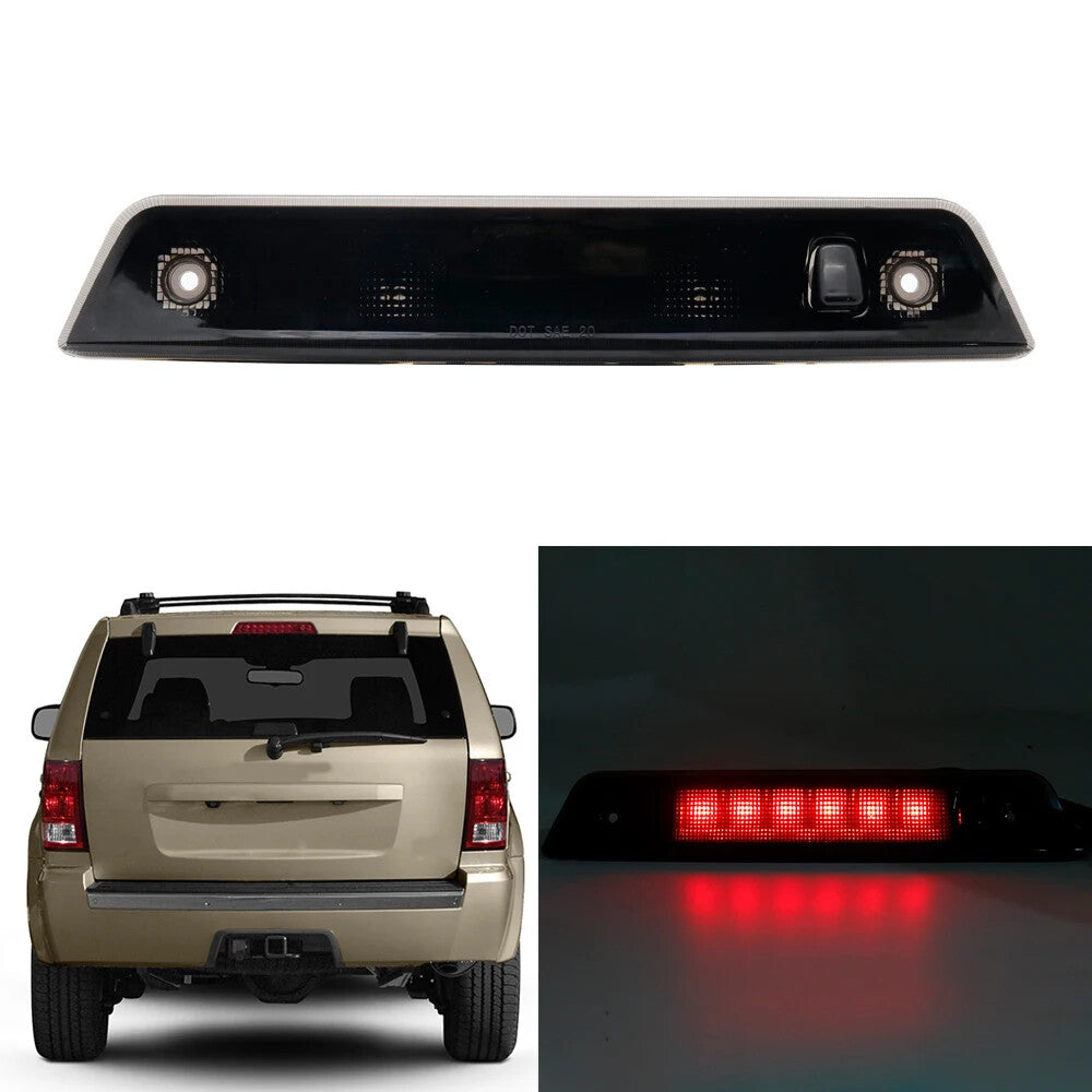 Third LED Brake Light Rear High Mount Light for Jeep Grand Cherokee 2005-2010