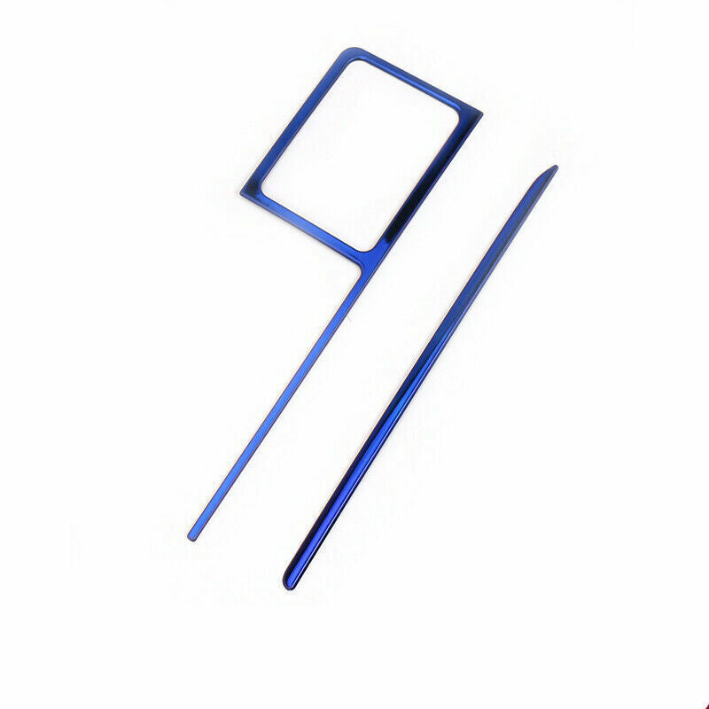 Middle Console Drinking Glass Trim 2X for Honda CRV CR-V 2012-2016 Blue Titanium