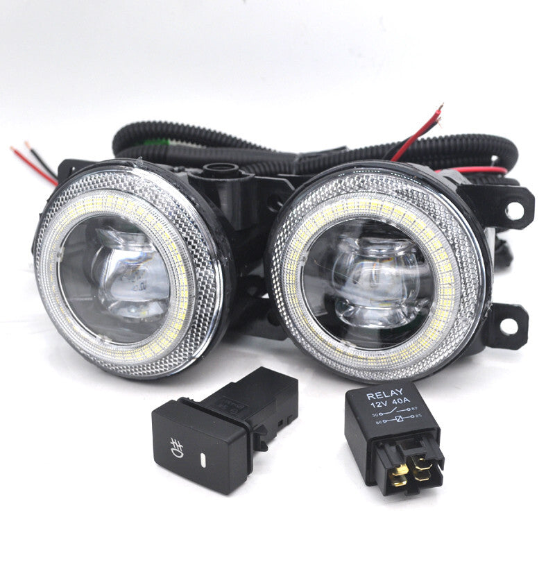 2x Led Clear Lens Bumper Fog Light Lamp cable switch for acura TSX TL ILX for RDX