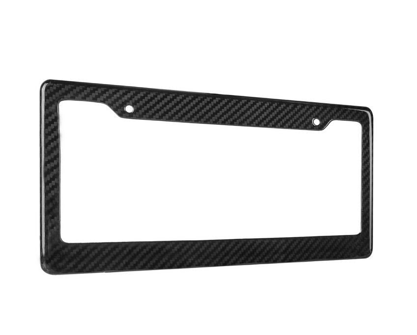 Car license plate cover, frame cover, front and rear carbon fiber wide roof suitable for Kia for Lexus