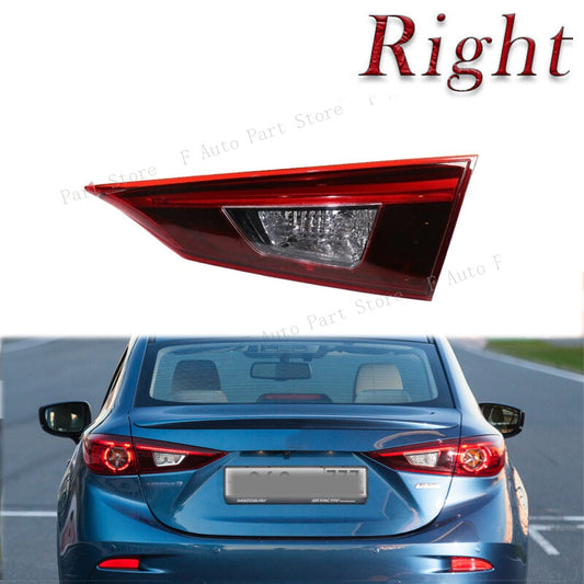 Right LED inner taillight with no bulb for Mazda 3 Sedan 2016-2018
