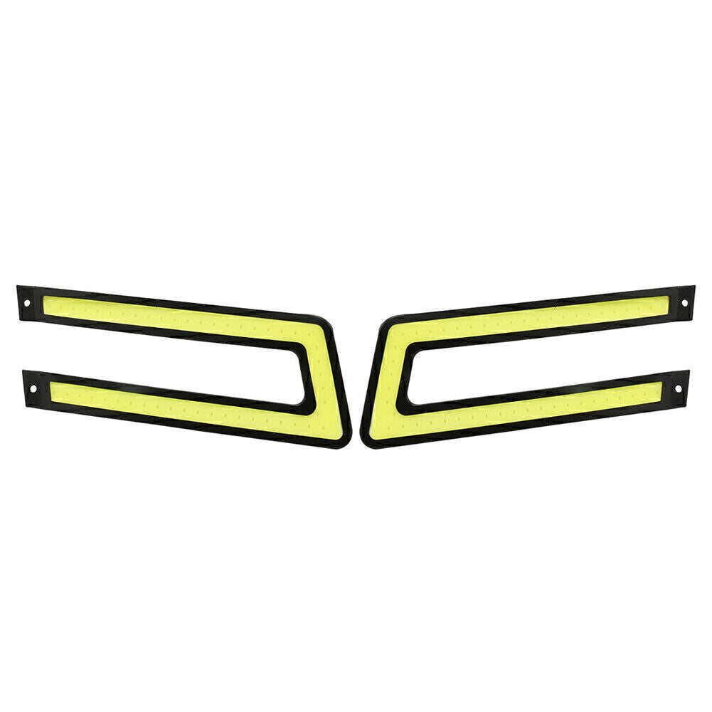 COB DRL LED Daytime Running Light for Car Driving Fog Lamp White Bulbs Universal