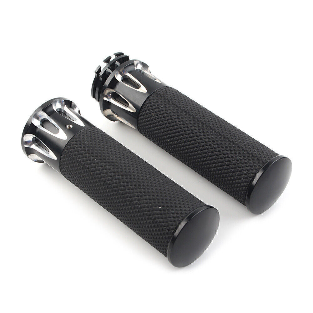 Fit for Harley Sportster XL883 XL1200 1 Handle Bar Hand Grips Black Motorcycle