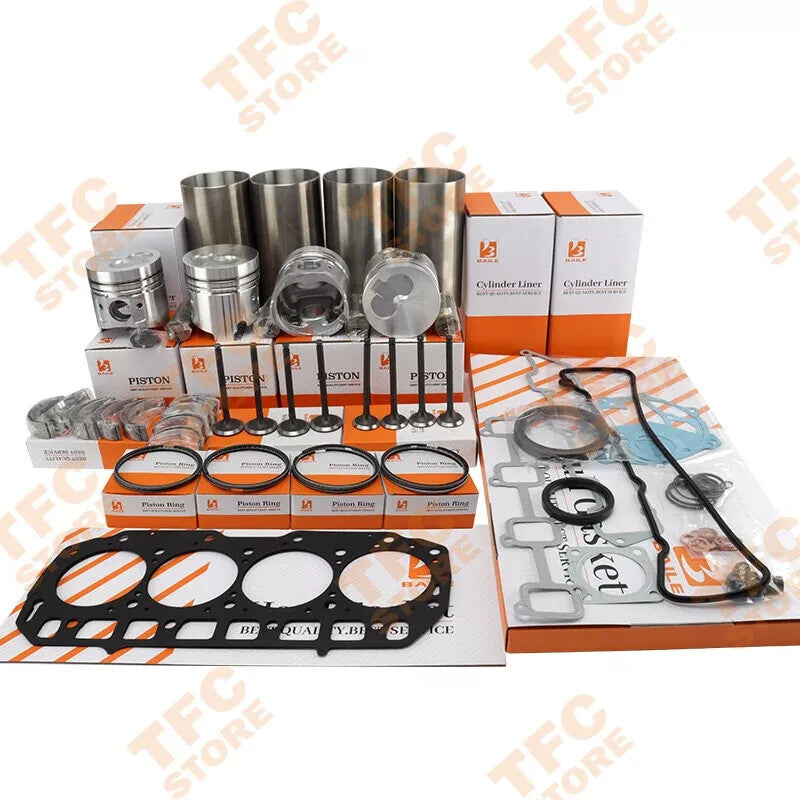 4TNE98 4D98E overhaul rebuild kit for Yanmar engine piston ring gasket