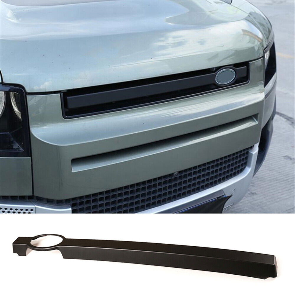 Matte Black Front Grille Moulding Cover Rod for Land Rover for Defender 2020-2023
