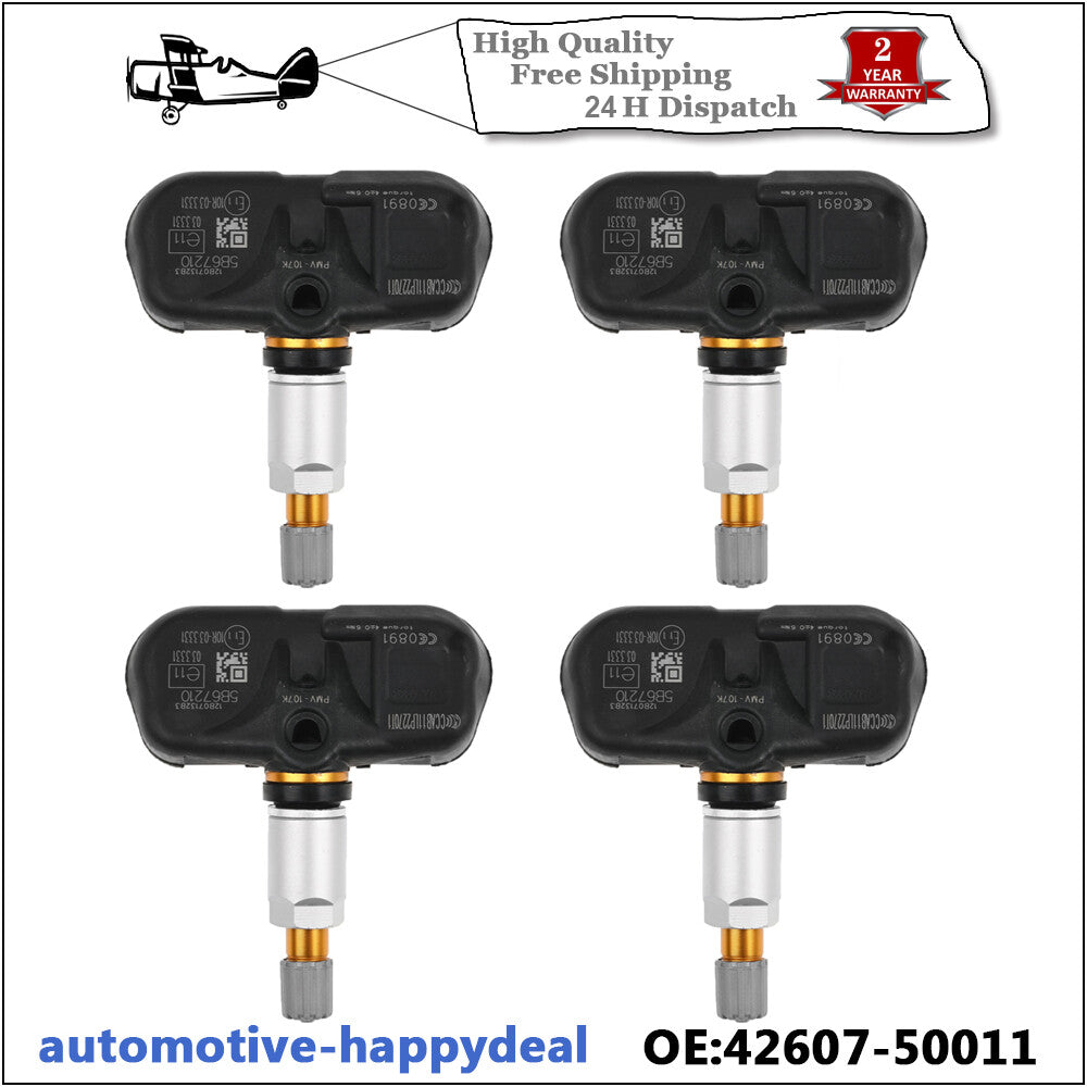 4X TPMS Tyre Pressure Sensor for Toyota Rav4 for Lexus for ES GS 42607-50010 42607-50011
