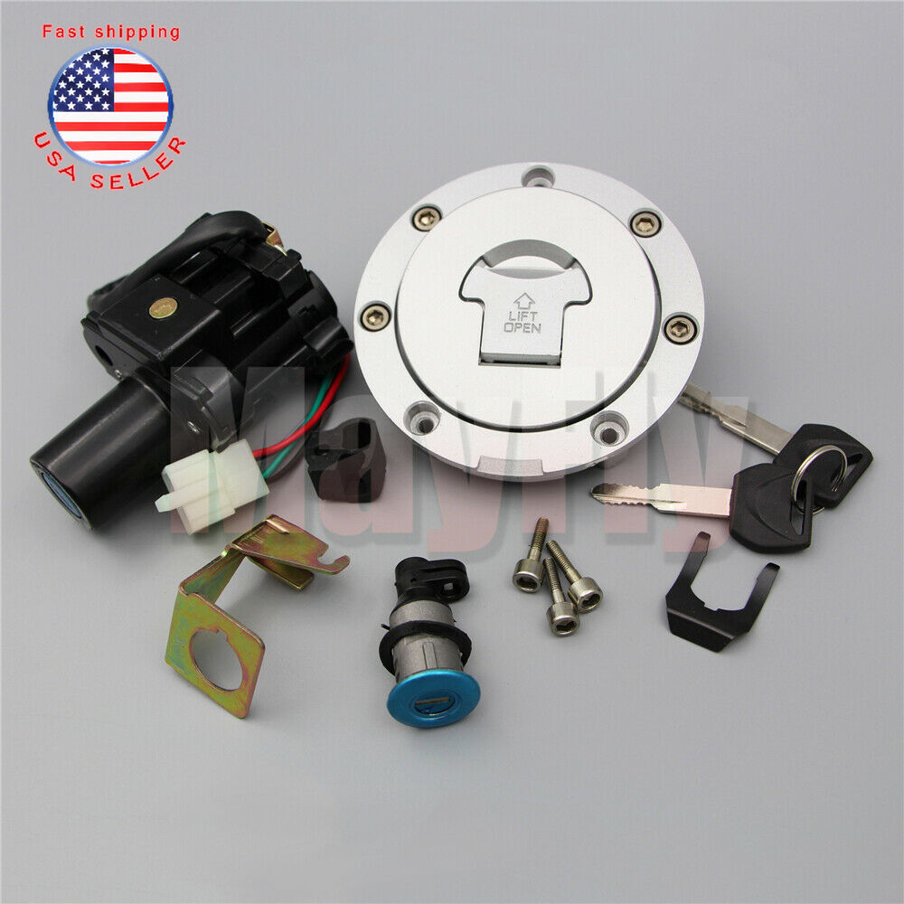 fit For CBR900RR CBR929RR CBR954R Ignition Switch Fuel Gas Cap for Seat Lock Key