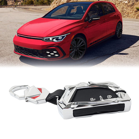 3 Button Key Shell Cover Fob Silver for VW Polo ID.3 Atlas for Seat Leon for Cupra Born