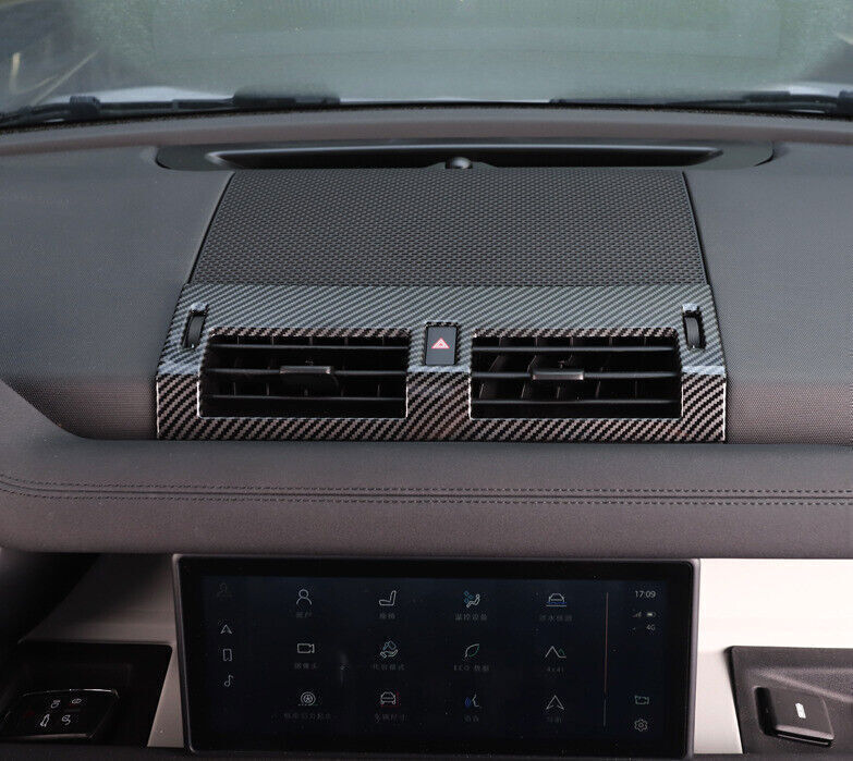 for Land Rover for Defender 20-2025 Carbon Fiber Middle Console Air Outlet Vent Trim