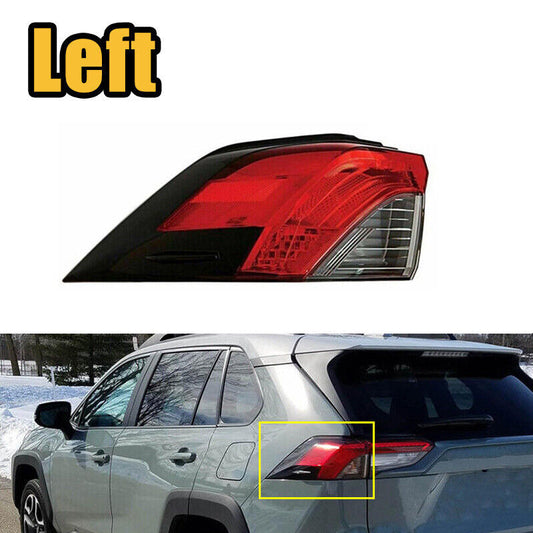 Left for Toyota RAV 4 2019 2021 LED Outer Rear Tail Lamp Rear Brake Light