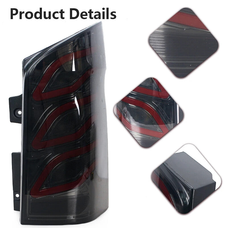 1. Dual taillights and brake lights applicable to for Mercedes-Benz Vito W447 Metris V-Class 2016-2021.