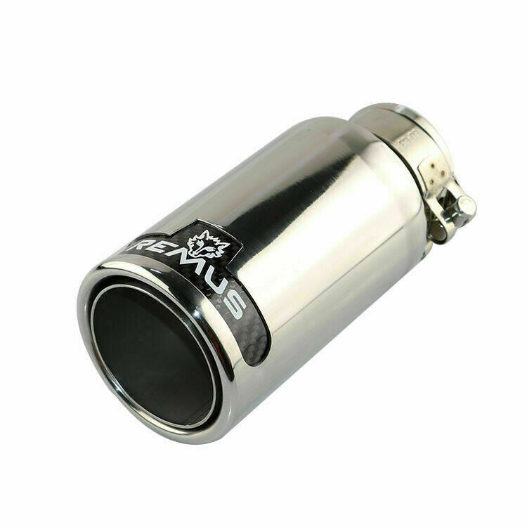 2.5'' ID Double Wall Stainless Steel Gloss Silver For Exhaust Pipe Tip