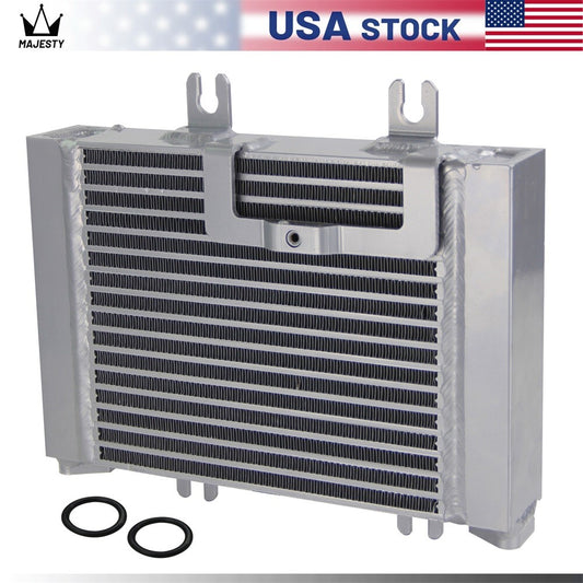 Upgrade Aluminum Oil Cooler Drop-in Fitment for 2009-2019 for Nissan R35 GT-R Silver