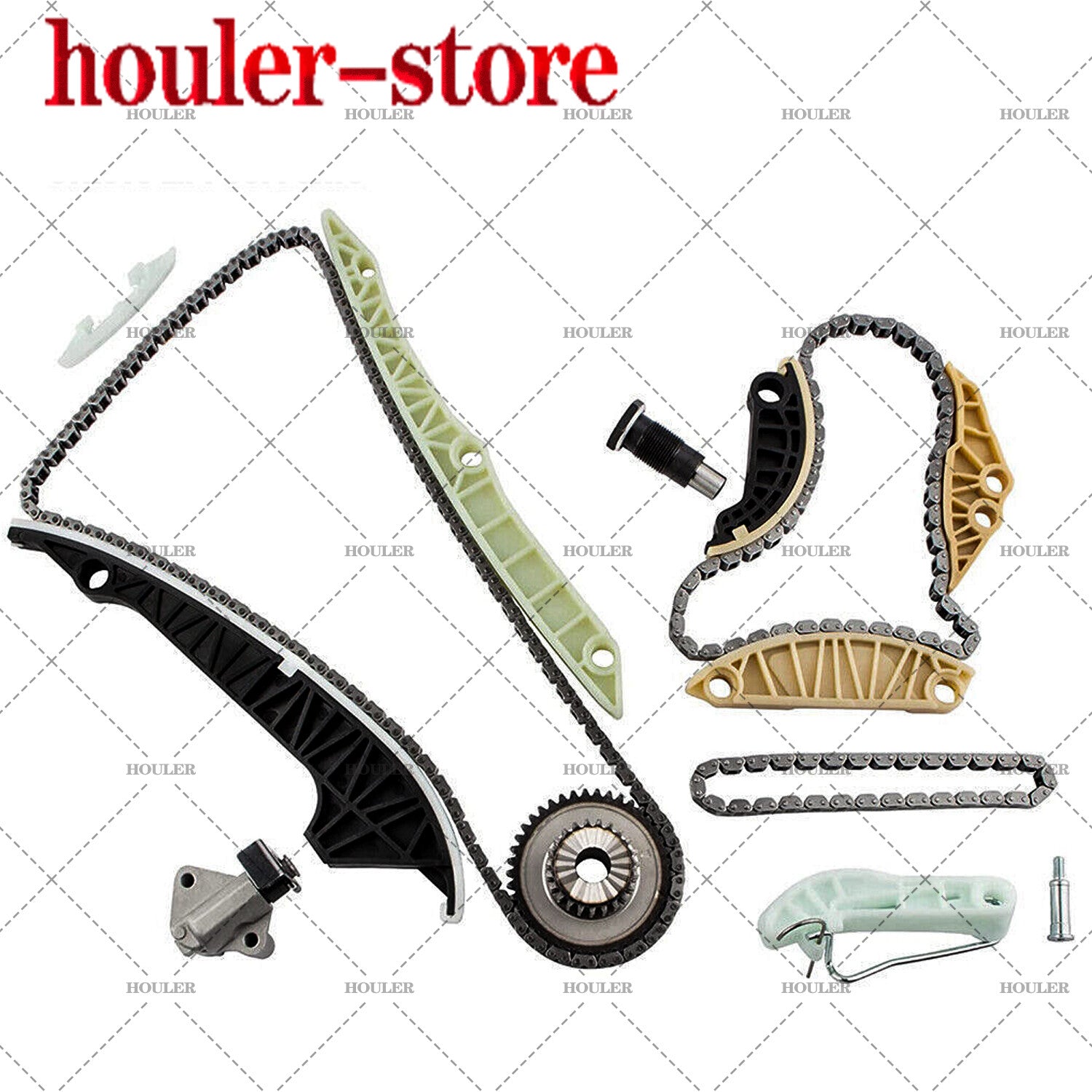 13Pcs Timing Chain Tensioner Oil Kit for Audi A4 A5 Q5 TT for VW GTI for Tiguan CC 2.0L