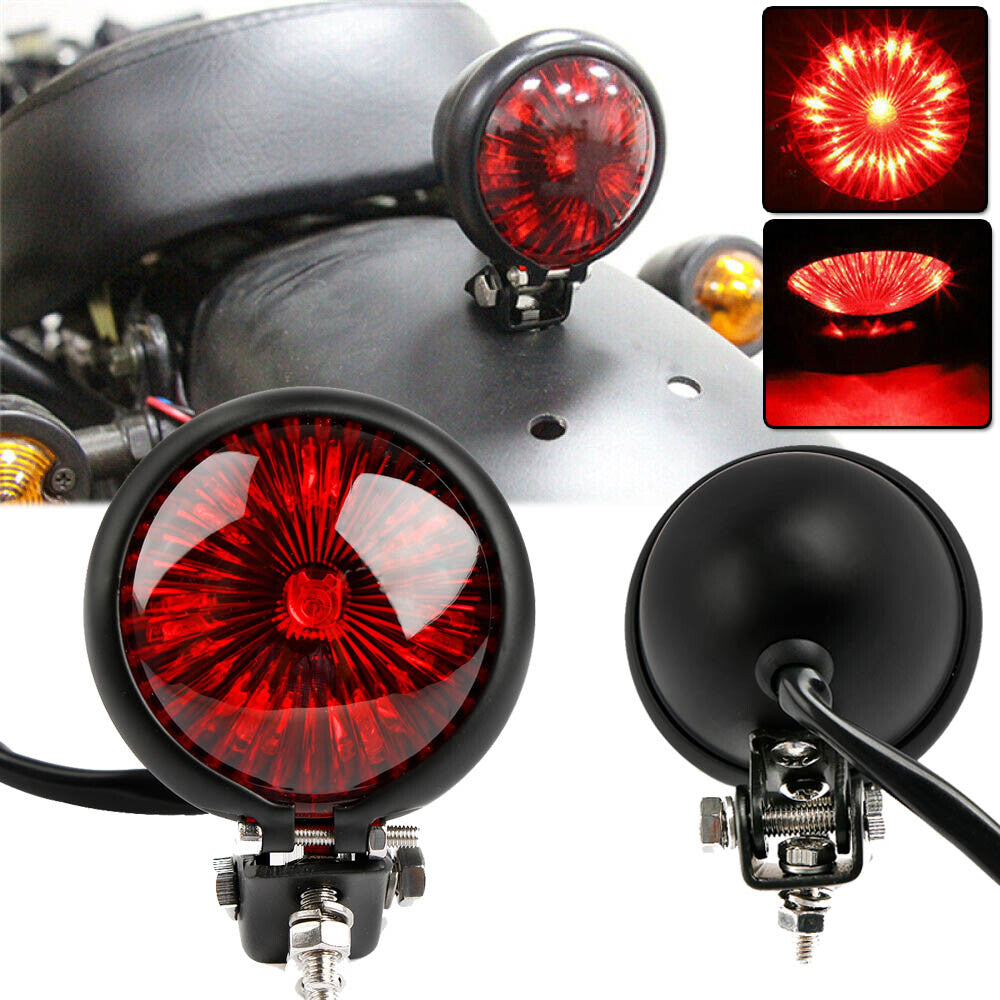 Rear Light Tail Running Brake LED Stop Lamp bike Motorcycle Reflector Lamp