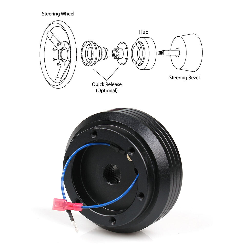 for Honda for Civic Steering Wheel Short Hub Adapter EK Fit for 1996-2000 for Honda for Civic EK