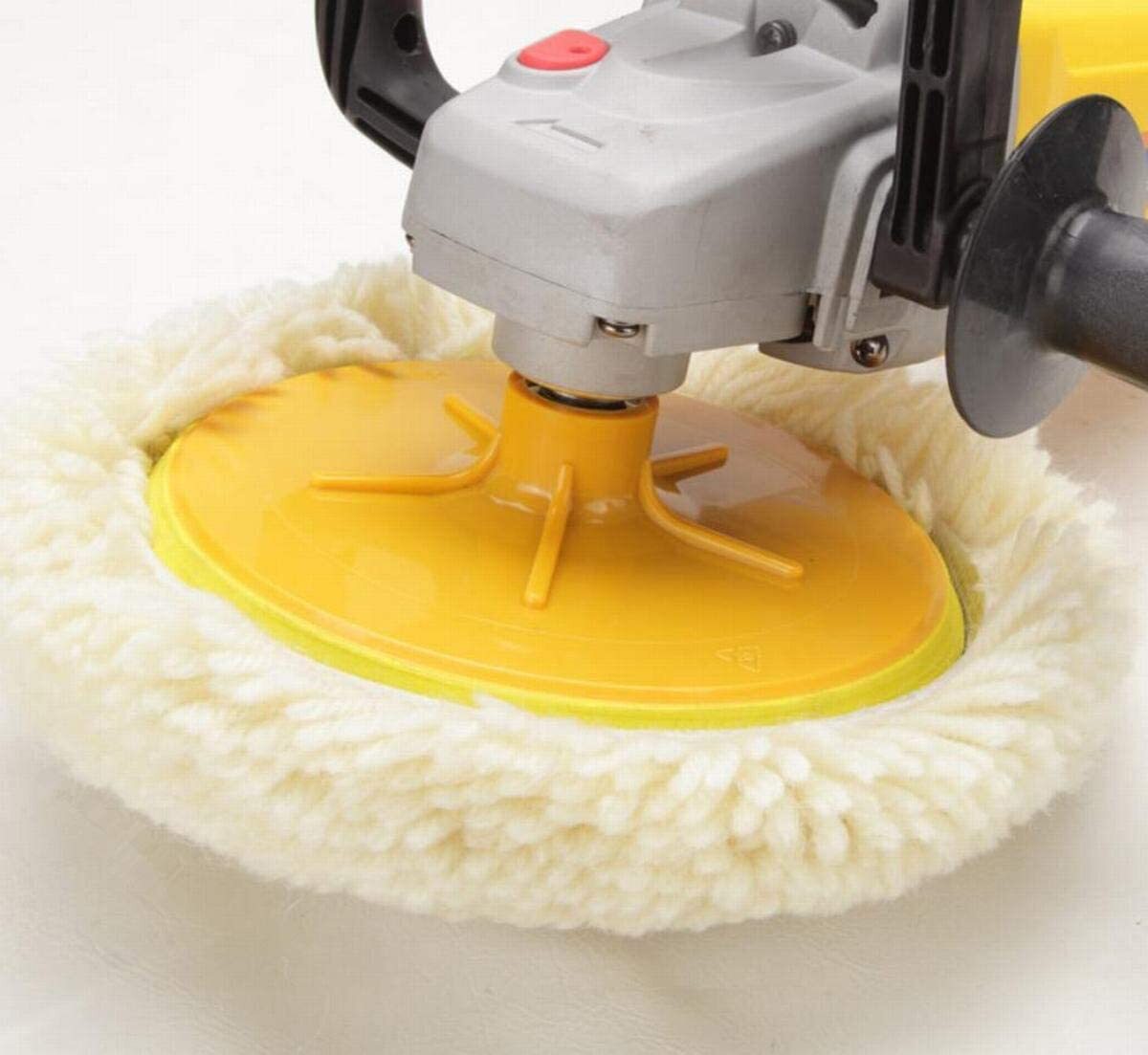 Polishing Pads, 7-inch, 5-pack, Wool Hook Cushion Pads for Car Polishers