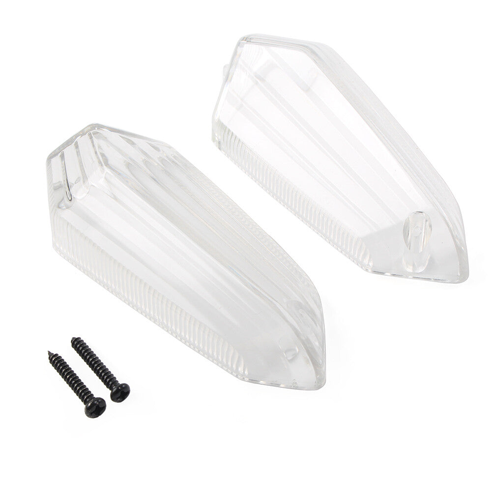 2x Front/Rear Turn Signal Lens for KAWASAKI Z250/750 KLE 650 Clear