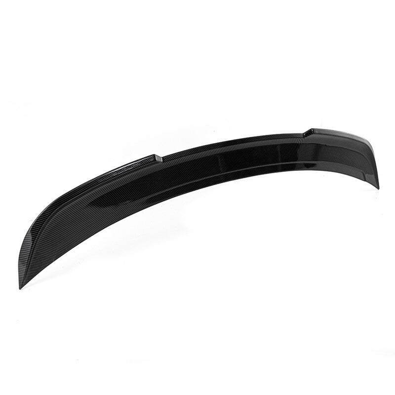 for Ford for Mustang 2024-UP GT Style Carbon Fiber Black Rear Spoiler Wing Trunk Lip