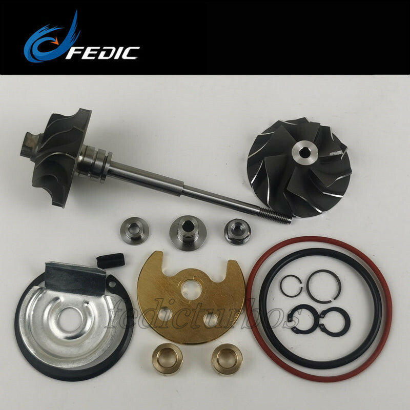 Turbo shaft and wheel + repair kit 49173-07507 for Citroen for Ford for Peugeot 1.6HDI