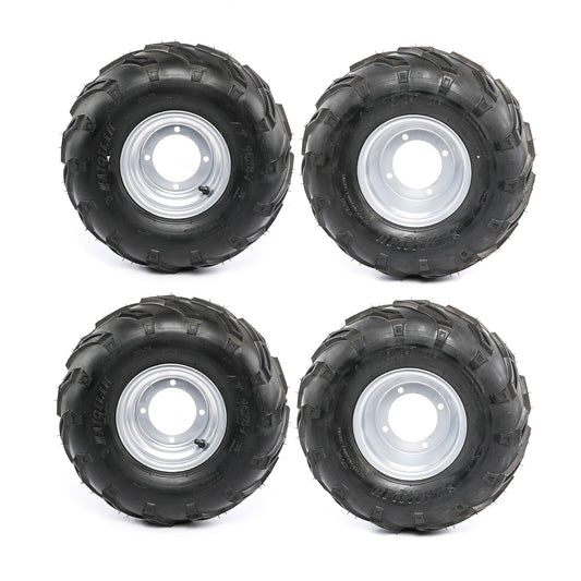 4-piece complete all-terrain vehicle tire set 16x8x7, 16x8-7 tires, 4-cam wheels, go-kart four-wheel for golf cart