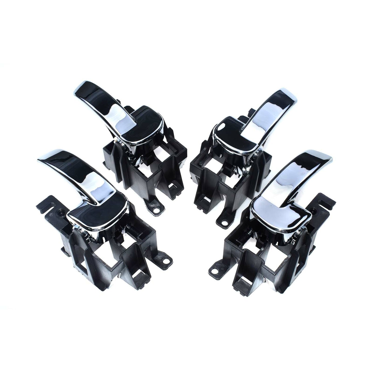 4PCS Left  Right 2005-2009 Chrome Interior Door Handles for Nissan Pathfinder