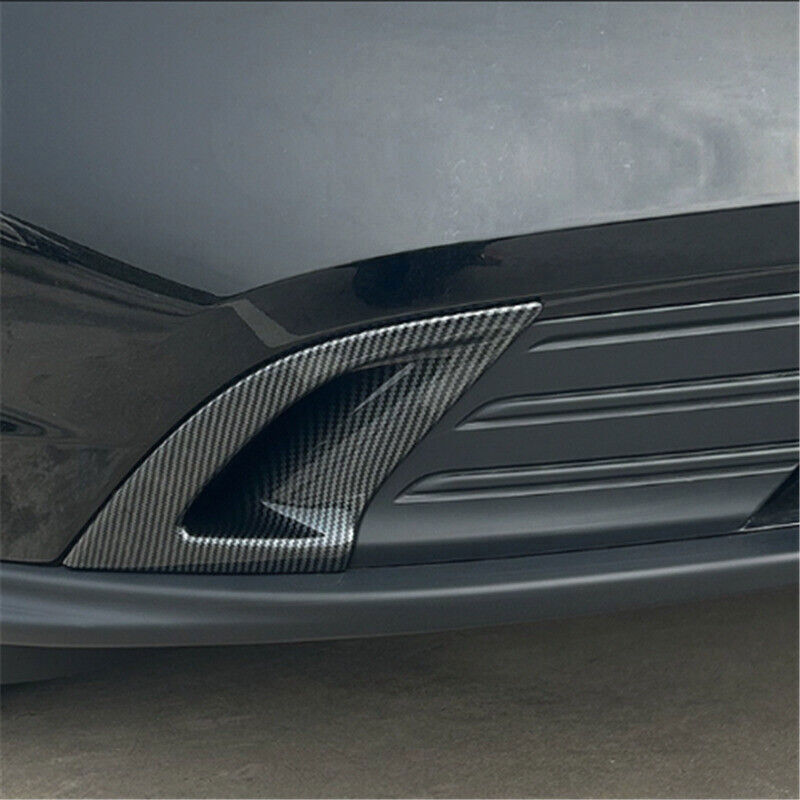 for Honda Accord 2023-2024 Carbon Fiber Look Front Fog Light Lamp Cover Trim 2X