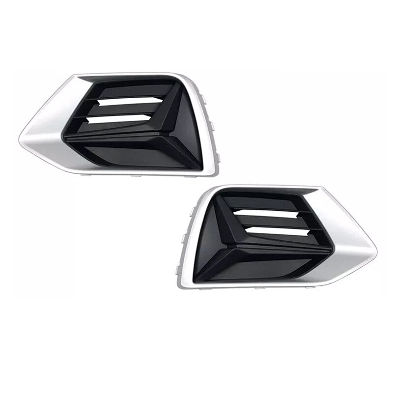 LHRH ABS Front Bumper Grille Fog Lamp Fog Light Cover for Audi Q3 2019-2022