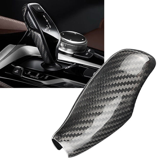 Carbon Fiber Gear Shift Knob Cover Sticker Trim for BMW 5 6 7 Series X3 X4 GT