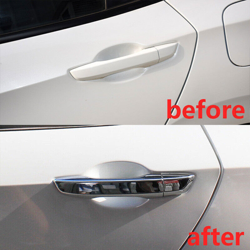 8P Chrome Outside Door Handle Moulding Cover Trims for Honda for Civic 10th 2019-21