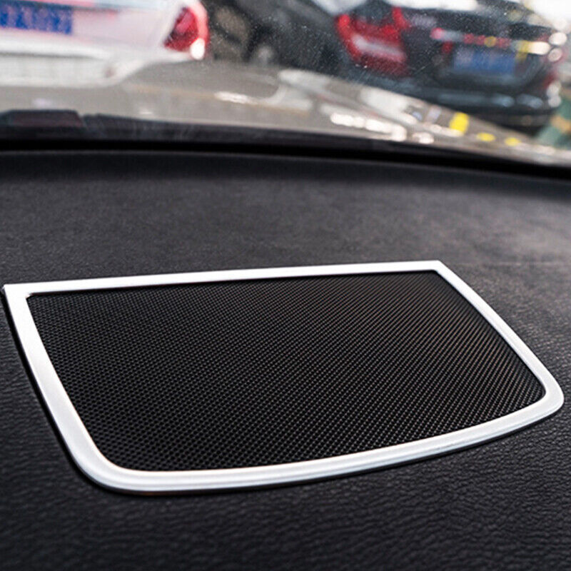 Car Dashboard Speaker Frame Decorative Cover Trim for BMW X5 X6 E70 E71 09-13