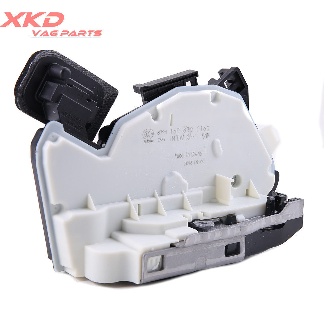 The right rear door latch actuator is suitable for Volkswagen E- for Golf , for Golf MK7, MK6, for Jetta , and for Passat .