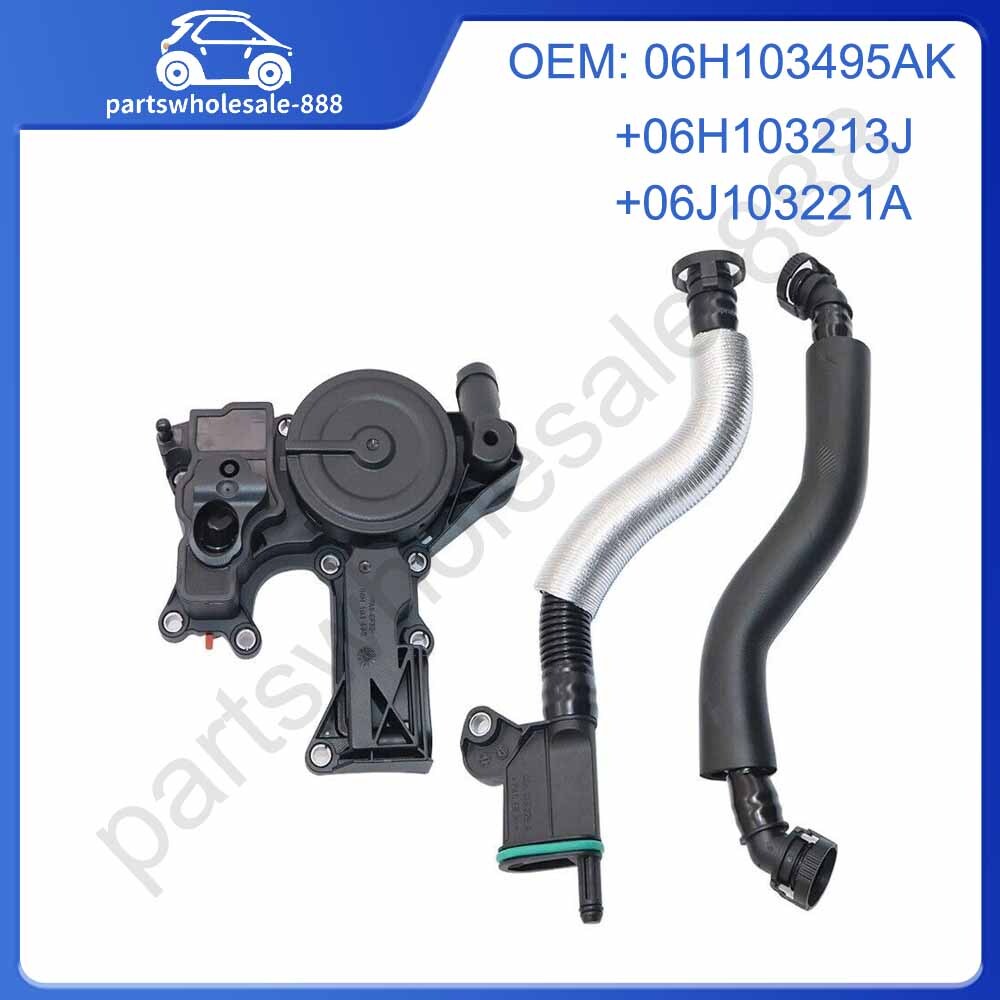 3x PCV Valve with Breather Hose Kit for Audi A4 allroad A5 B8 A6 C7 Q3 Q5 2.0T