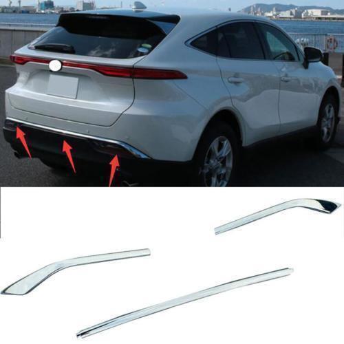 for Toyota Venza 21-2024 Chrome Rear Bumper Lid Trim Protector Strip Cover Trim