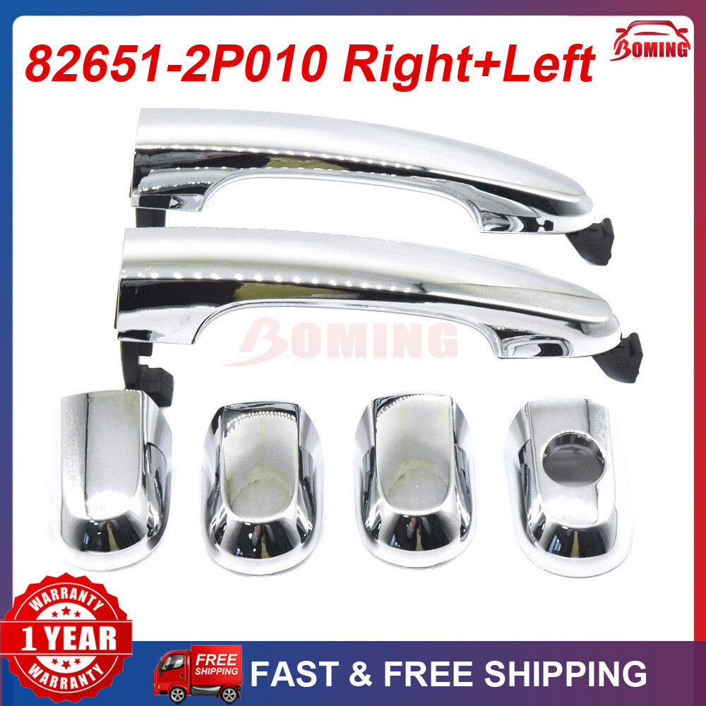 New 6Pcs Right Rear Left Door Handle Driver Chrome 82651-2P010 for Kia Sorento