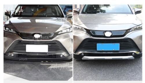 2x SILVER CAR FRONTREAR SKID PLATE FITS for TOYOTA HARRIER VENZA XU80 2020-2023