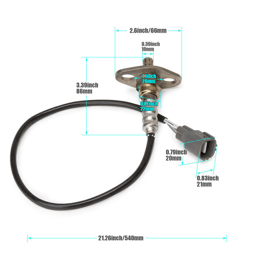 Two upstream and downstream oxygen sensors for Subaru Impreza 2.0L H4 2002 234-9011 234-4446
