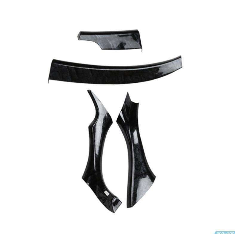 Central Console Dashboard Strip Trim for Acura TSX 2009-2014 Black Wood Grain