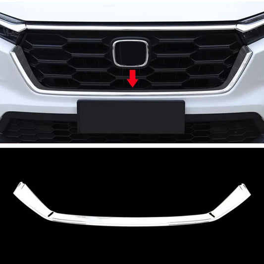 For 2023-24 for Honda CR-V CRV Chrome Front Bumper Grille Lower U Shape Trim Strips