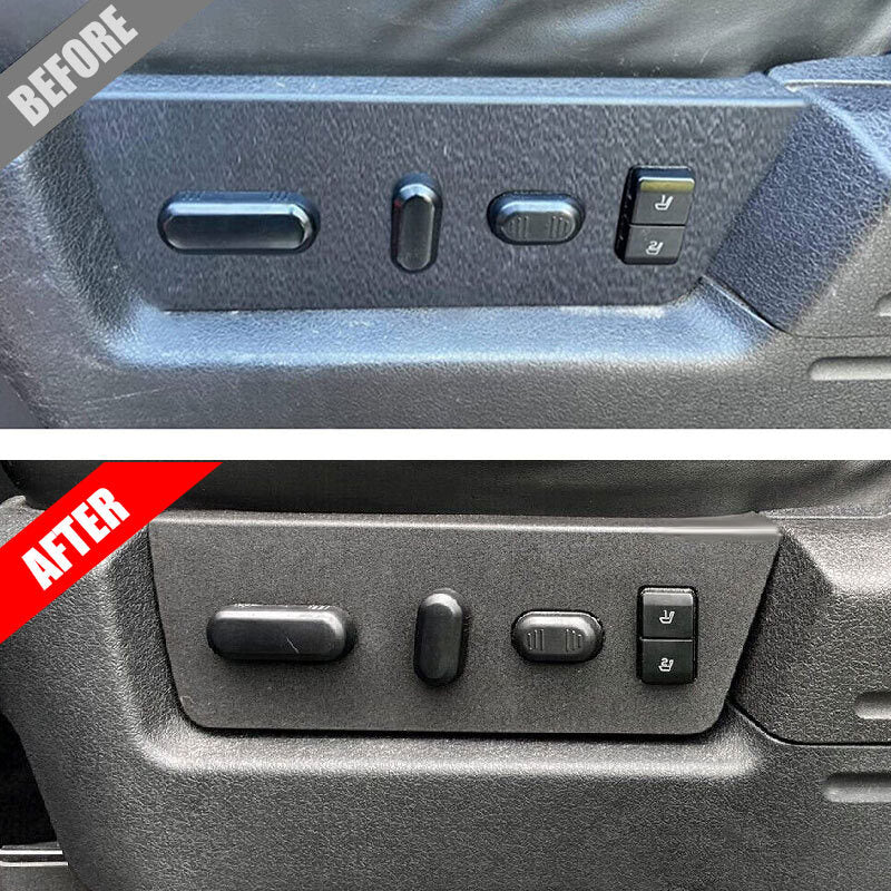 Front Driver for Seat Switch Housing Trim Bezel Panel Black for Ford F150 2009-2014