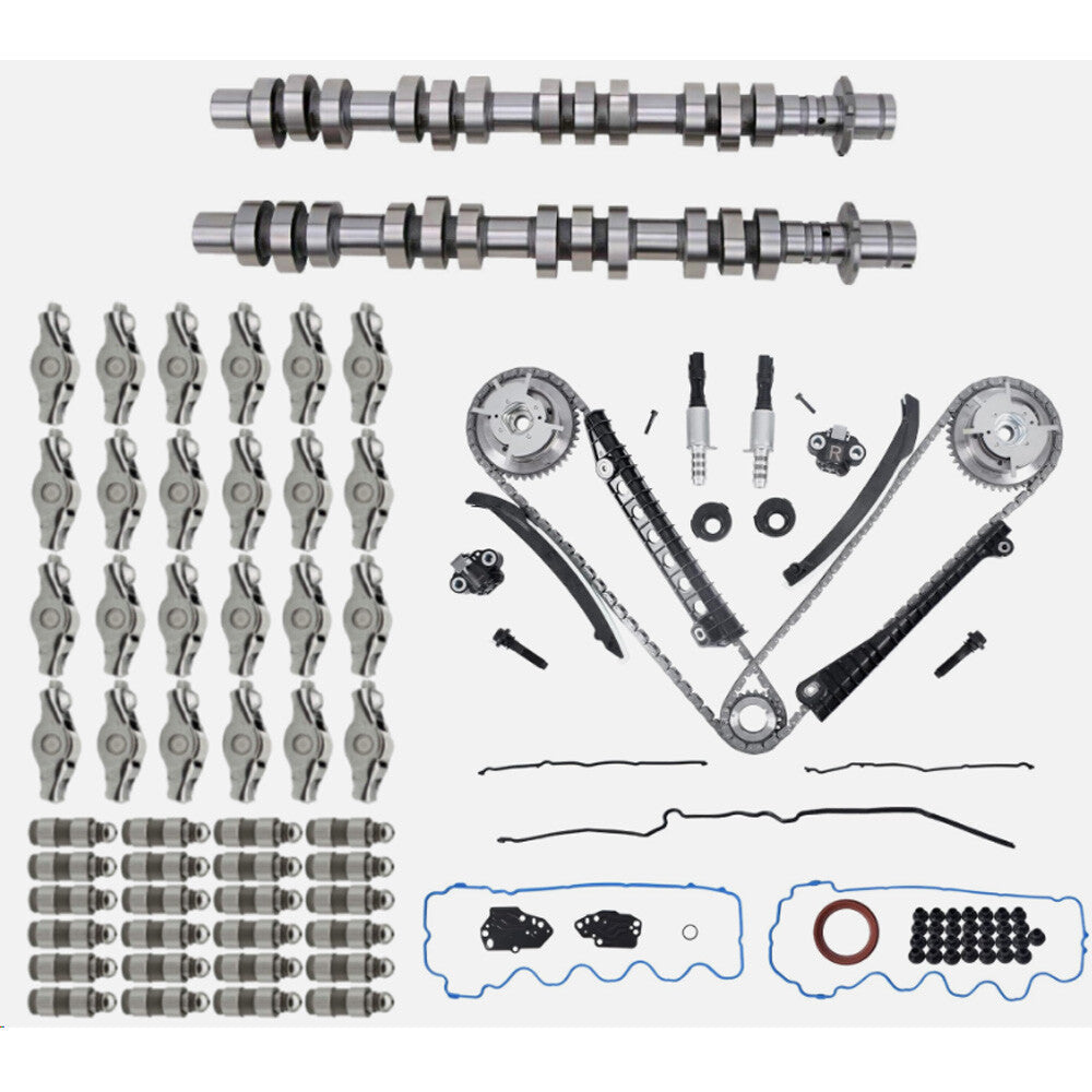Camshafts Lifters Rocker Arms Timing Chain Kit For 2007-2008 for Ford F150 5.4L