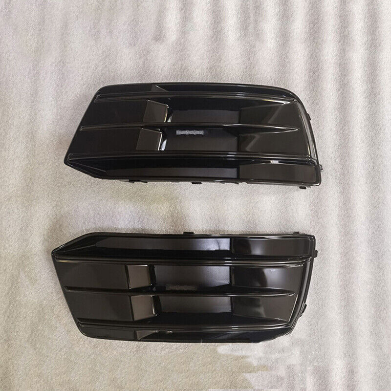Front Bumper Insert Lower Grill Fog Light Grille Cover Fit for Audi Q5 2018-2020