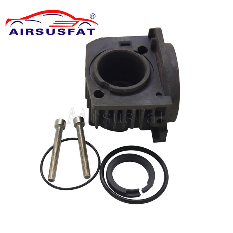 Air suspension compressor cylinder head with rings and bolts suitable for Audi Q7 A6 C6