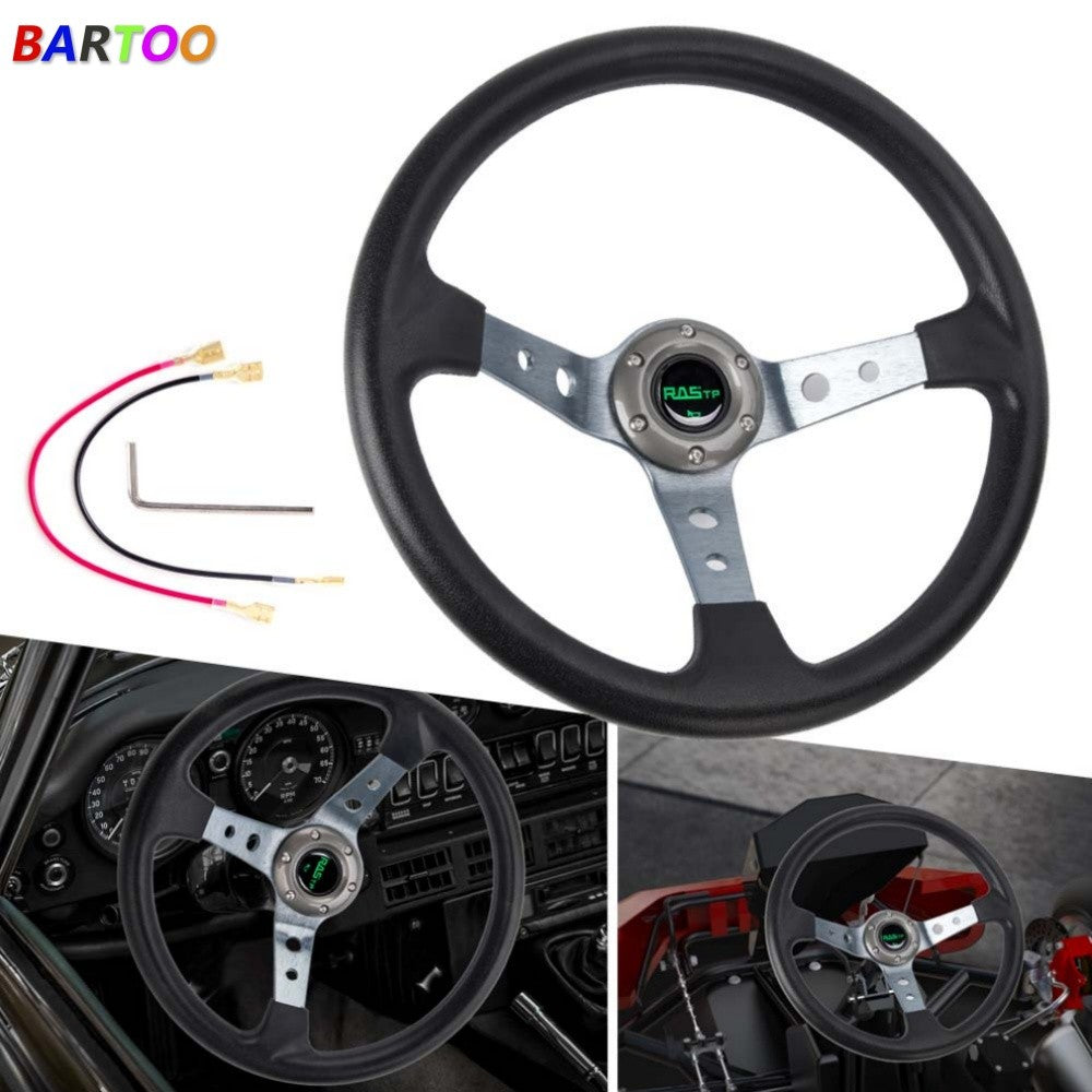 14inch 350mm 9.5cm Deep Dish Drifting Racing Steering Wheel Racing Car