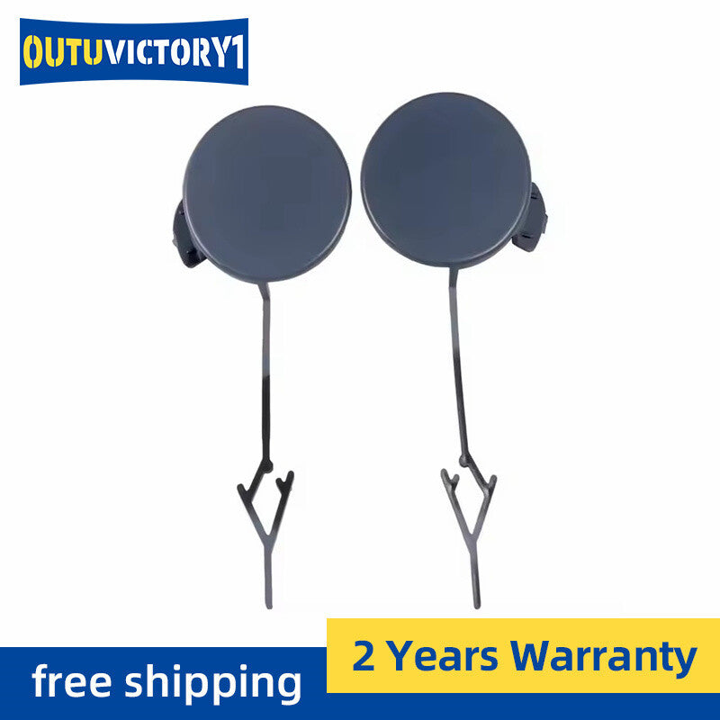 1 dual LHRH front bumper tow hook cover for Porsche for Cayenne 92A 2015-18s~