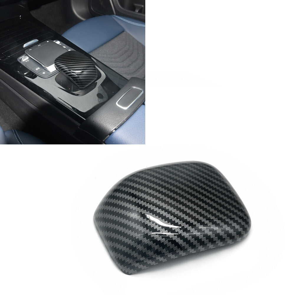 Carbon fiber center armrest cover for Mercedes A-Class W177 CLA from 2019-2022