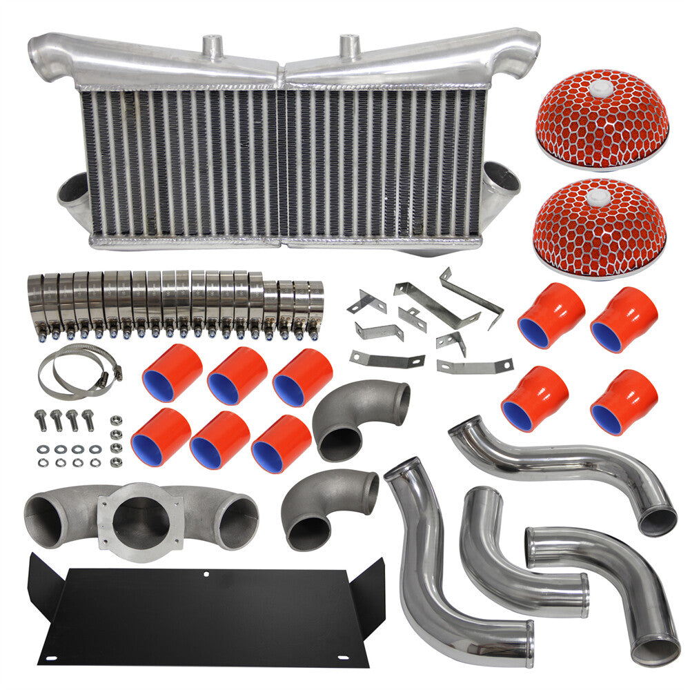 Intercooler Kit for Nissan Twin Turbo Fairlady Z32 300ZX VG30DETT 1989-1996 Red